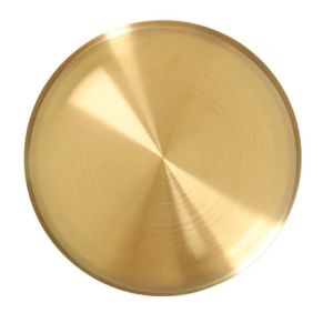 Gold Home Decor Jewelry Display Stainless Steel Space Saving Round Shape Storage Tray