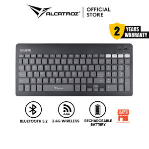 Alcatroz Xplorer Go BTR200 Bluetooth Wireless 2.4G Rechargeable Keyboard