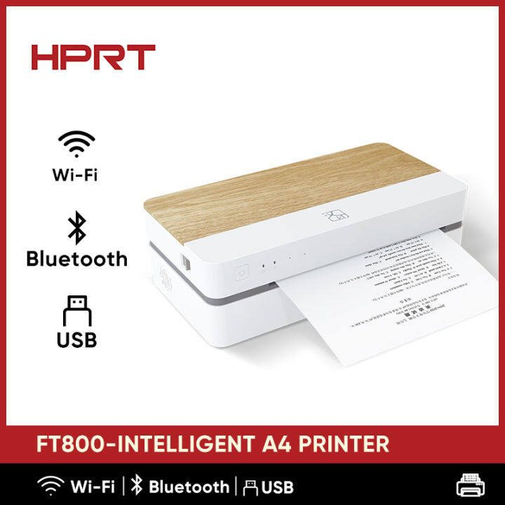 HPRT FT800 Portable Inkless A4 Printer Mobile Thermal Printer for Android IOS USB Bluetooth