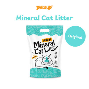 Petsup Mineral Cat Litter Sand Ultra Premium Strong Clumping Dust Free Cat Litter with Odor Control High Absorption Easy Scooping Bentonite for Cleaner Fresher Daily Cat Care