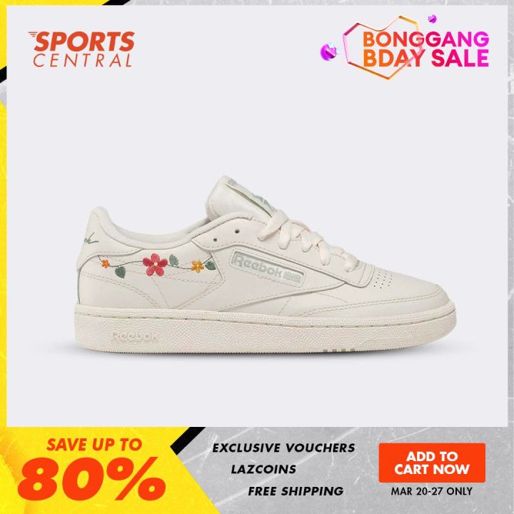 Reebok Women Club C 85 100202098 (Bone/Bone/Vintage Green) | Lazada PH