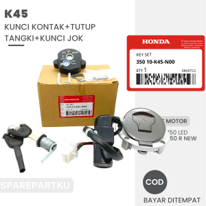 K45 KUNCI KONTAK ASSY CBR 150 R NEW CBR 150 R LED/ KEY SET GEMBOK/ TUTUP TANGKI/ KUNCI JOK/ KONCI