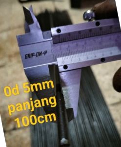 AS baja hitambintik/tutul  Od 5mm 1meter.
