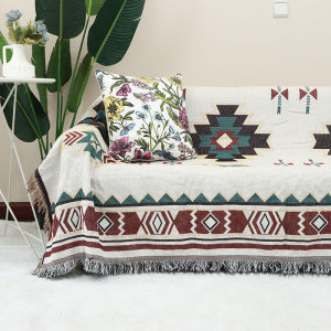 LuckyZone 9 Size Nordic Modern Blanket Mandala Rug Sofa Cover Tapestry Dustproof Throw Thread Blanket Bed Sofa Plaid Travel TV Nap Blankets Soft Towel Bed Plaid