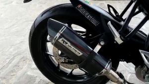 Kenalpot Racing R9 Valencia carbon untuk XRIBE CBR R15 GSX Vixion Cb MX Tiger Satria Sonic Verza dll