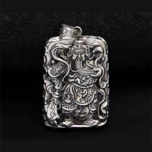 Pendant Certified Original 925 Sterling Silver Buddha Amulet Luxury Brand Jewelry 2026 Trend Necklaces And Pendant Man Women P36