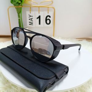 European and American mens trend UV400 sunglasses steampunk personality womens sunglasses 5001