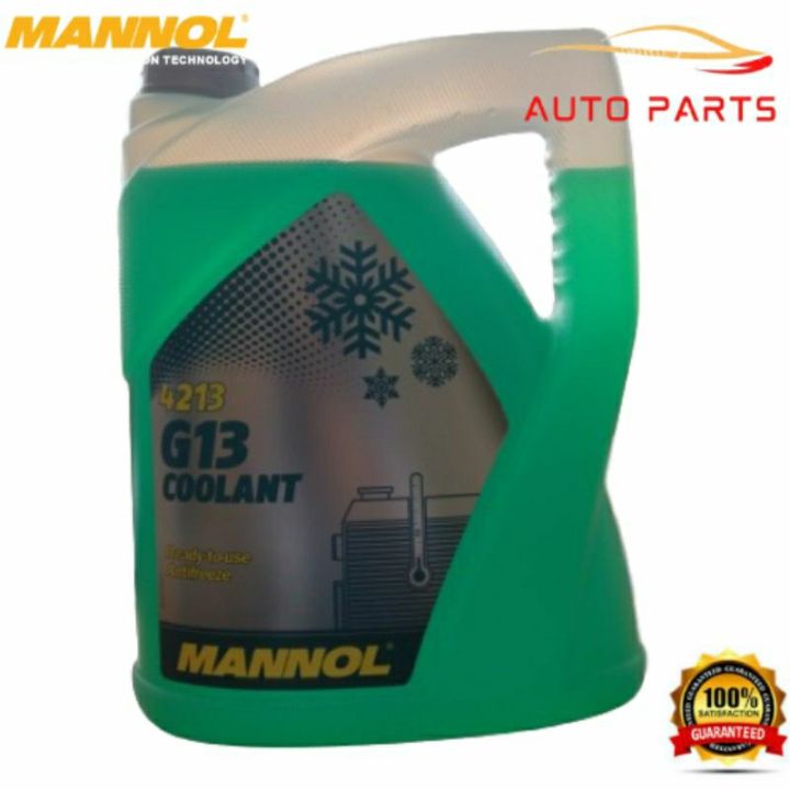 MANNOL G13+ COOLANT 4213 READY TO USE ANTIFREEZE [5L] Lazada