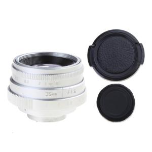 Micro Single Lens 35mm Manual Lens F1.6 Large Aperture Blurred Portrait C-Mount Transfer Micro Single Camera Accessory