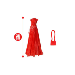 ถุงตาข่ายผลไม้ ถุงตาข่ายใส่ผลไม้ ถุงห่อผลไม้ พร้อมตัวล็อค(100 ชิ้น) ถุงตาข่ายพลาสติก 35/40/50/60ซม Fruit mesh bag ถุงตาข่ายห่อผลไม้ ถุงตะข่ายผลไม้