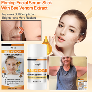 💕Bee Venom Facial Firming Essence Stick Nourishes and Improves Skin Elasticity Moisturizing and Moisturizing Facial Firming Skin Care Essence面部紧致精华棒