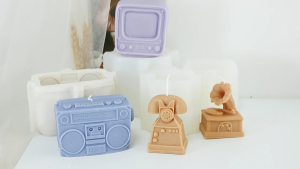 Simulation Television Molds Halloween Silicone Molds Scented Resin Castings Molds for Home Decorations