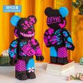 lắp ráp xếp hình Bearbrick Jinx 36 - 55cm tặng kèm búa có hộp cao cấp - Mô hình lắp ráp Gấu Bearbrick 55cm nhiều mẫu MPin, Xinz. 