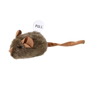 Interactive Cat Tumbler Toy with Feather Teaser Wand Scratch & Bite Resistant Plush