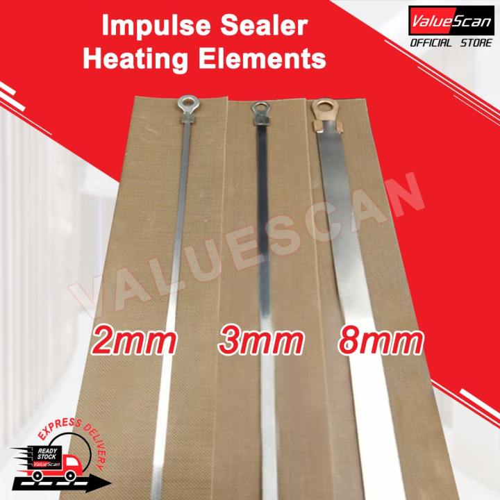 Impulse sealer Heating Strip & High Temperature Sealing Cloth 2mm 3mm