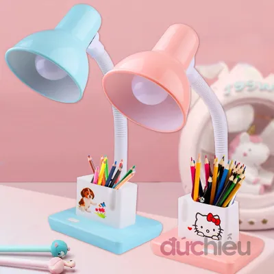 Đèn học để bàn học sinh có hộp bút 2203 – Đức Hiếu Shop