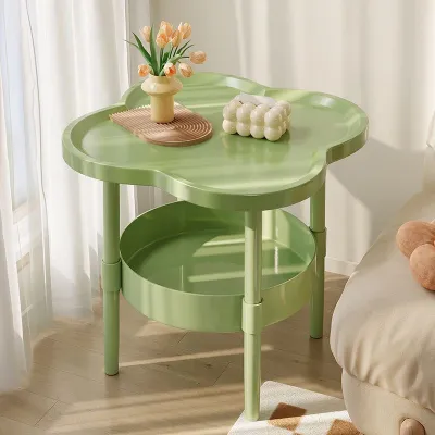 Modern Simple Creative meja kecil Side Table Cream Style Table Living Room Mobile Shelf Tea Table Bedside Sofa Side Table 边几