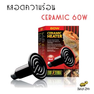 Exo Terra Ceramic 60W หลอดไฟเซรามิก ไม่มีแสง สำหรับกกไฟกลางคืน