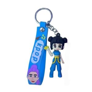 I-HALCYON Rumi Zoey Jinu Derpy Kpop Demon Hunters Keychain Rumi Mira Zoe Anime Mo Dao Zu Shi Keyrings PVC Car Keys Pendant Fans Gifts