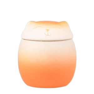ER52858 Household Sealed Funeral Urn for Pets Gradient Color Cute Dog Cat Cremation Urns Ceramic Cans with Lid Bird Mouse Urn for Kitchen
