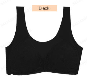 【Fast ship】 Womens Wireless Plus Size Front Button Bra Beautiful back seamless thin push-up underwear