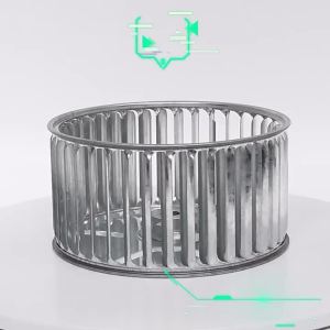 2.5 - 10 inch High - Temperature Resistant Centrifugal Fan Wheel Manufactured from Galvanized Sheet with Hemmed Edge Specifically for Oven Ventilation