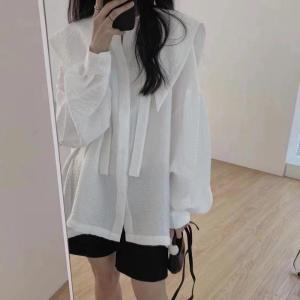 LEONNA - MICHELLE BLOUSE CRINCLE LENGAN PANJANG WANITA KOREAN STYLE