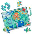 (ของแท้ USA)ของเล่น STEM จิ๊กซอไม้ ฟันเฟืองเสริมตรรกะ Animal Wooden & Sea Gear Puzzle Melissa & Doug หลากรุ่น 31003 31004. 