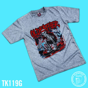 เสื้อยืดคอกลมแขนสั้น ผ้าTK พิมพ์ระบบ Sublimation นุ่ม สวมใส่ สบาย ระบายอากาศไม่ร้อน ( รหัสสินค้า TK 119 )