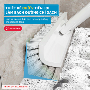 Cây Chà Sàn Nhà Tắm Cọ Góc Tường Đầu Xoay 180 Độ Linh Hoạt Aplus P324