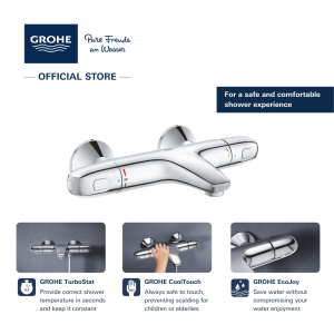 GROHE Grohtherm 1000 Thermostatic Bath Mixer