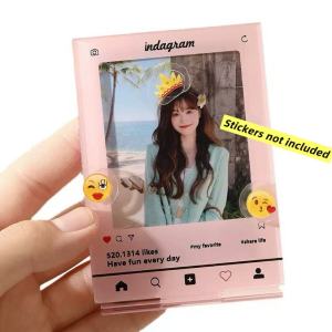 SG Seller Polaroid Photo Frame Mini 3inch Wooden Photo Frame Creative DIY Picture Frame Instax Print Picture Frame Christmas Gift
