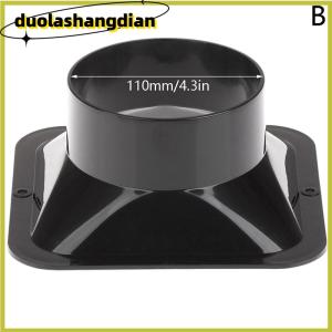 [Duola] 100-150mm Long Flange Duct Fan Hose Connector Air Ventilation Adapter for Kitchen Hood Ventilator Pipe Connecting Exhaust Outlet