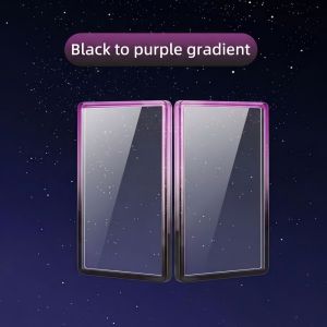 GTRBFDS TPU PSA 35PT Graded Cards Protector Transparent Full Wrap Card Sleeve Box Exclusive Gradient Colors Card Protective Case Card Display
