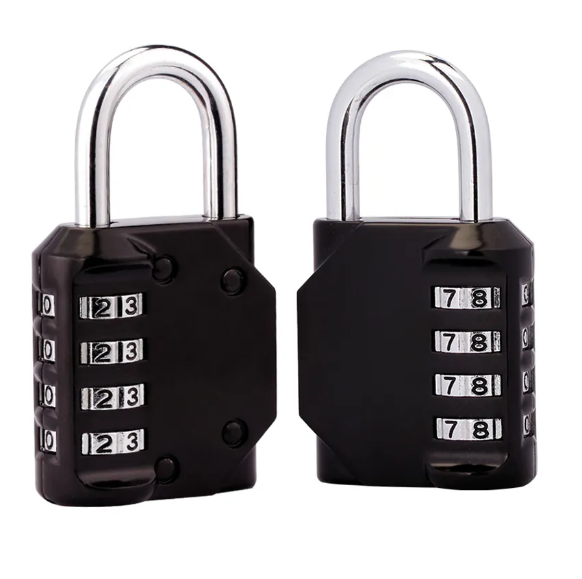 กุญแจล็อครหัส 4 หลัก กุญแจล็อคกระเป๋าเดินทาง กุญแจแบบตั้งรหัสผ่าน