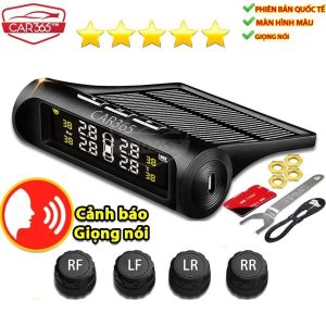 Cảm Biến Áp Suất Lốp Ô Tô Cao Cấp  Cảm Biến Áp Suất Lốp Van Ngoài TPMS Cảnh Báo Bằng Giọng Nói - Bảo Hành 1 Năm