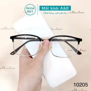Gọng kính cận nam nữ A&Eeyewear kính mắt vuông gọng nhựa kiểu dáng đơn giản thời trang 10205