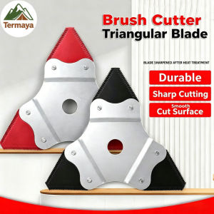 Termaya Lawn Mower BladesManganese Steel Dual-use Quenched Triangular Blades Mower Parts Accessories 割草机刀片