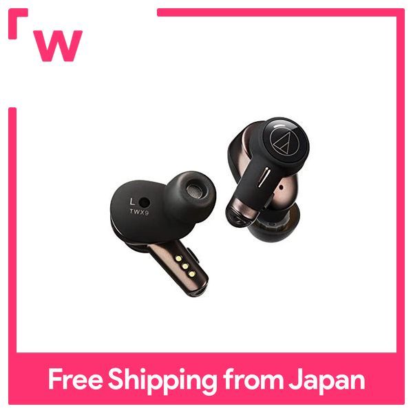 AudioTechnica NoiseCanceling Earphones ATHTWX9 Fully Wireless