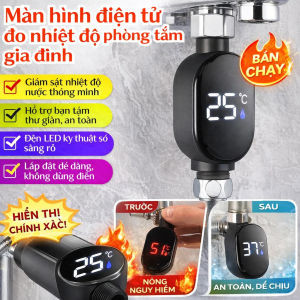 Vòi Sen Thông Minh Hiển Thị Nhiệt Độ Chống Nước Cao Cấp Cho Phòng Tắm