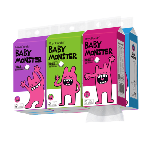 【3/6 Packs】RoyoPanda 4Ply Thickened Hanging Tissue Facial Tissue Eco-Friendly Easy To Hang & Use Extra Soft Tissue Bamboo 1048 Sheets