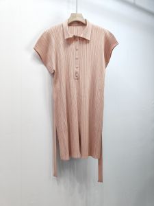 8228 One Size (45-75kg) Sanzhai Summer Polo Collar Single-Breasted Short Sleeve Jumpsuit Loose Slimming Laid-Back Style