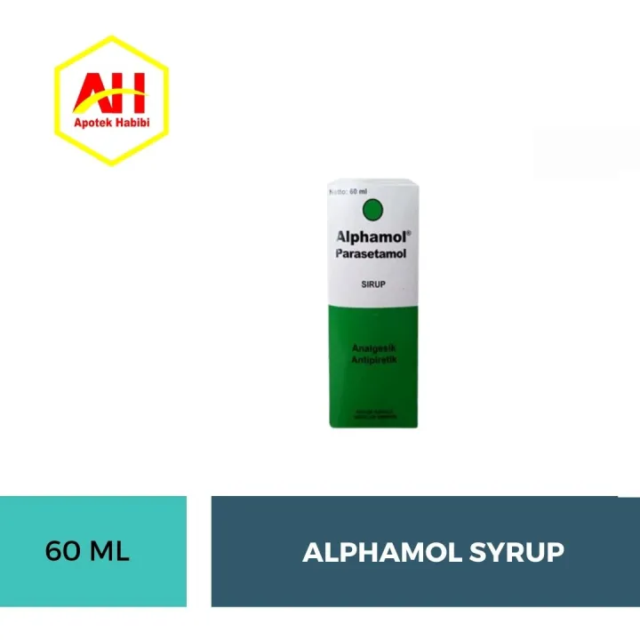 Alphamol Drops 15 ml, syrup 60ml mengobati demam dan nyeri pada anak ...