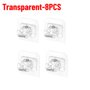 2/4/8PCS Multifunctional Curtain Rod Hooks Curtain Rod Shelf Bracket Self Adhesive Wall Adjustable Holders