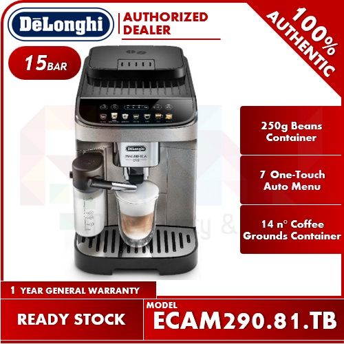 Delonghi Magnifica Evo Automatic Espresso Maker Coffee Machine ECAM290.81.TB Lazada