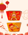 CNY CHINESE NEW YEAR HAMPER BOX/GIFT BOX 1pcs (Not included BLACK TRAY) Ready Stock. 