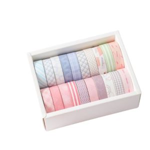 FDGFGG DIY Arts Crafts Thin ing Tape Gift Wrapping Multiple Colors Tape Set Office Supply Decoration Decorative Tape Journaling