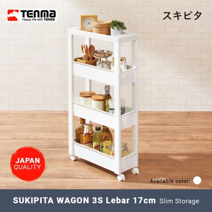TENMA%20Favie%20Sukipita%20Wagon%20Slim%20Series%20Rak%20Penyimpanan%20Terbuka%20Plastik%20-%20Image%202
