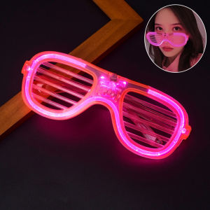 Party Led Glow Cold Light Eyes Glasses Light Up Shades Flash Rave Luminous Glasses Events Flashing Glasses For Kids