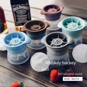 Silicone Whiskey Ice Ball Mold Silicone Spherical Ice Cube Mould Ice Ball Maker Round Ice Box TF-10